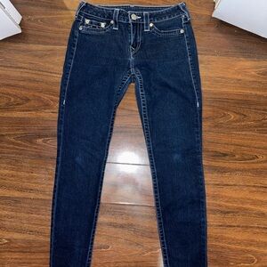 True Religion Dark Blue Skinny Denim Jeans Women